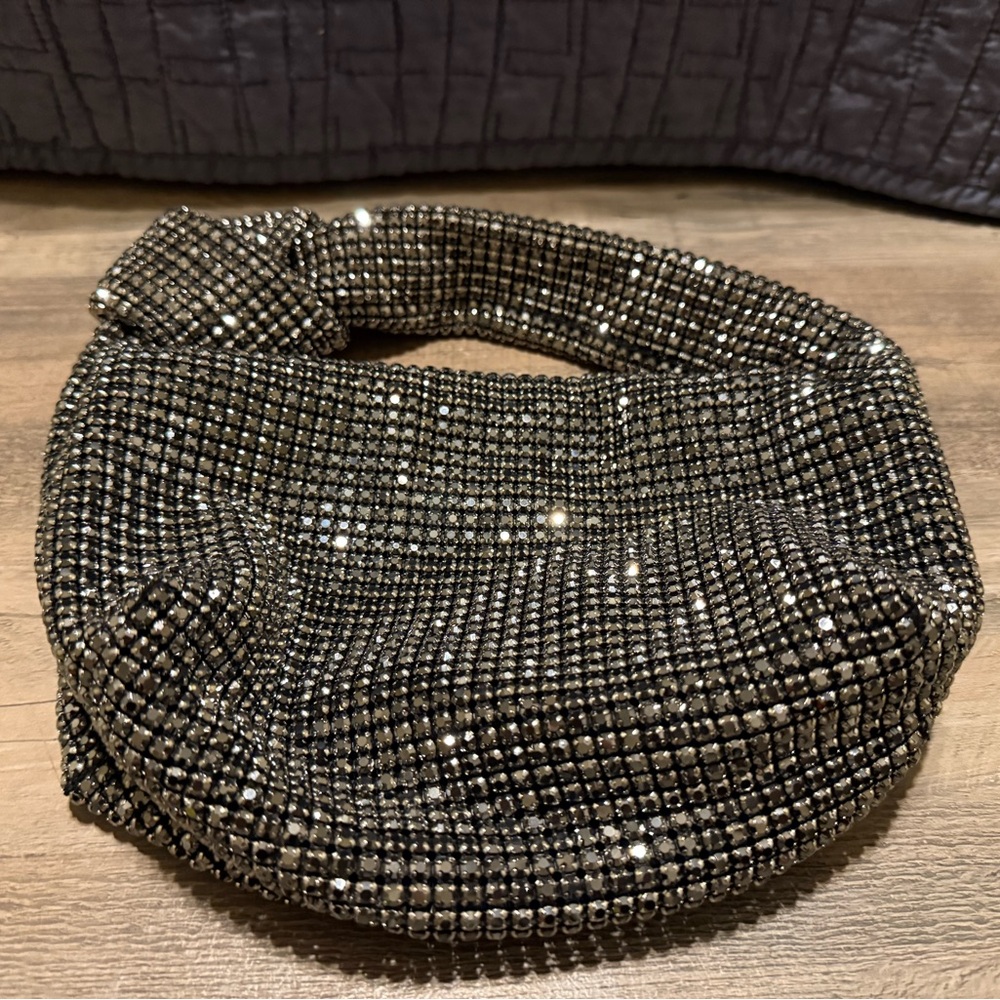 Elegant Black and Silver Women's Bag - Picture 3 of 3